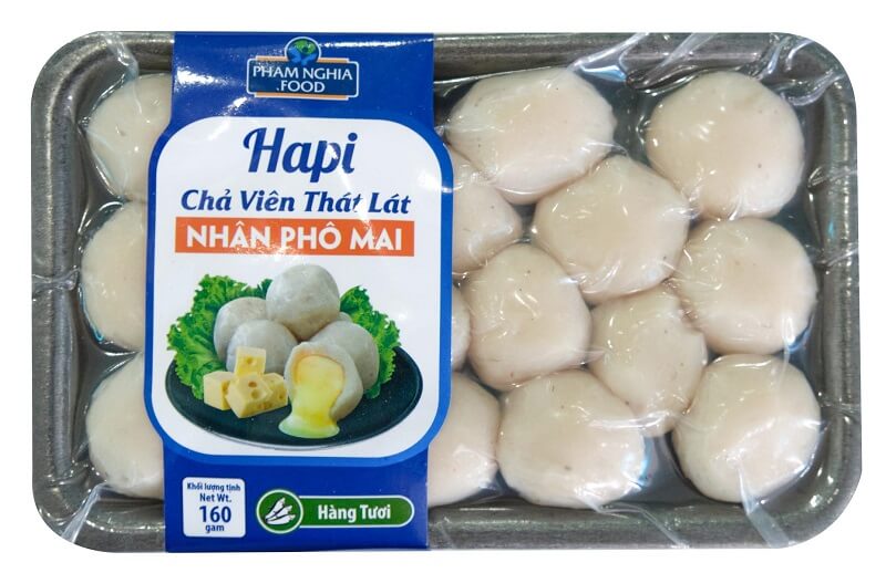 HAPI CHẢ VIÊN CÁ THÁT LÁT NHÂN PHÔ MAI